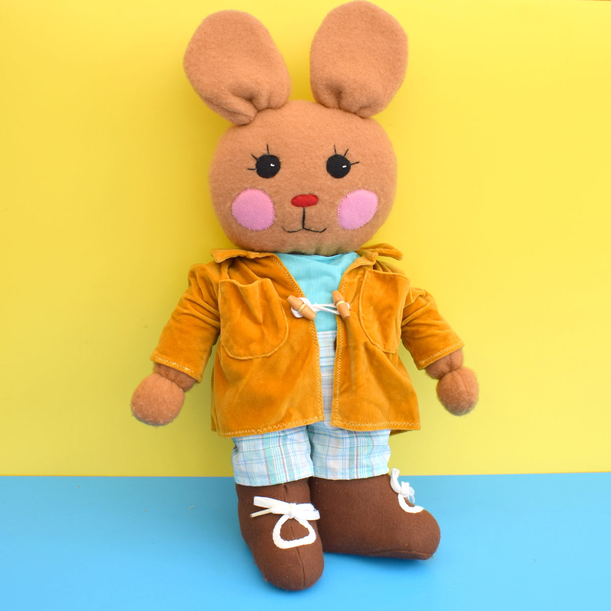 Vintage 1970s Homemade Bunny Rabbit - Dressed