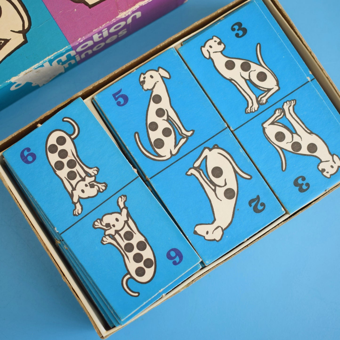 Vintage 1970s Dalmation Dominos