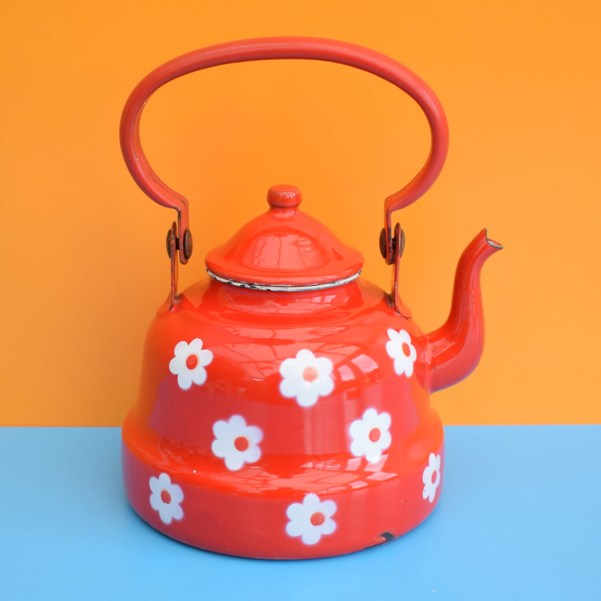 Enamel tea cheap kettle vintage