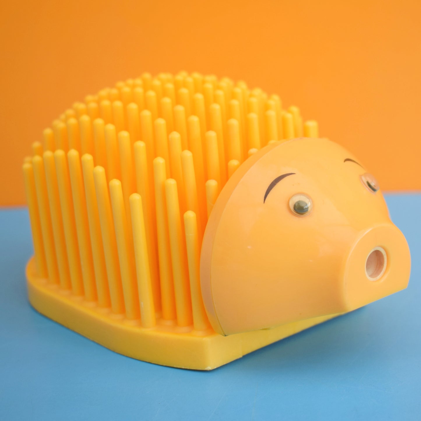 Vintage 1980s Plastic Hedgehog Desk Tidy