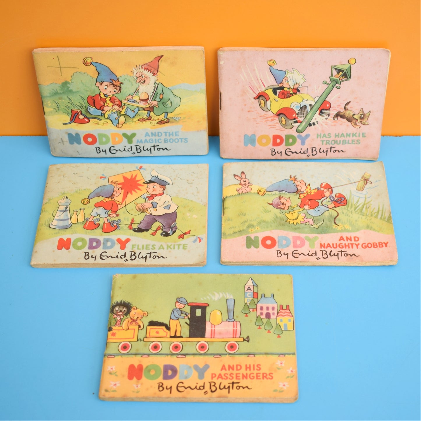 Vintage 1960s Noddy Merit Set / Books