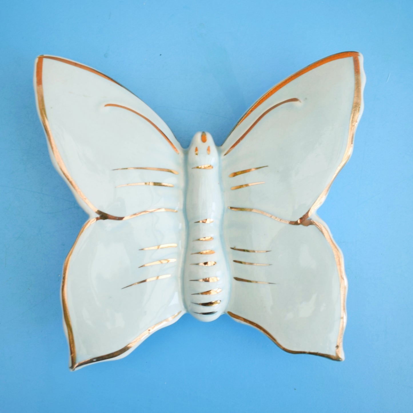 Vintage 1950s Ceramic Wall Pockets - Butterfly