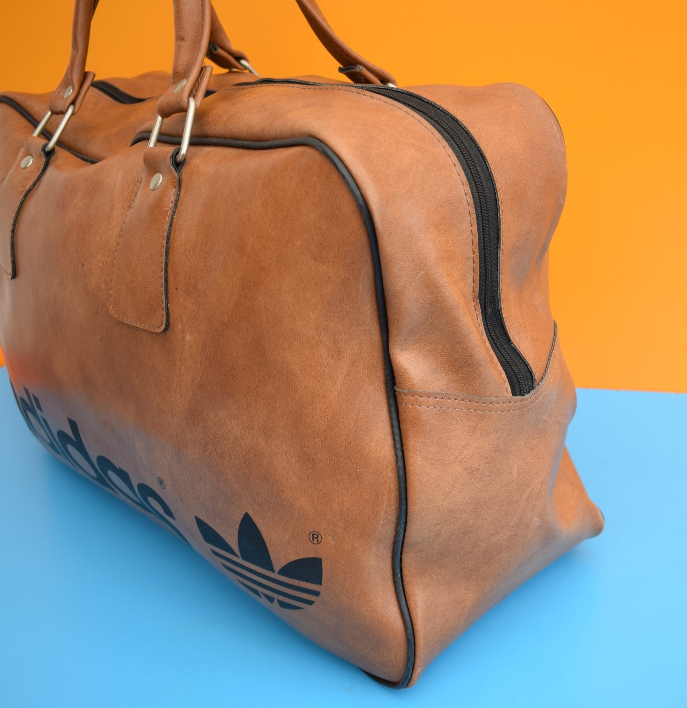 Adidas leather outlet holdall