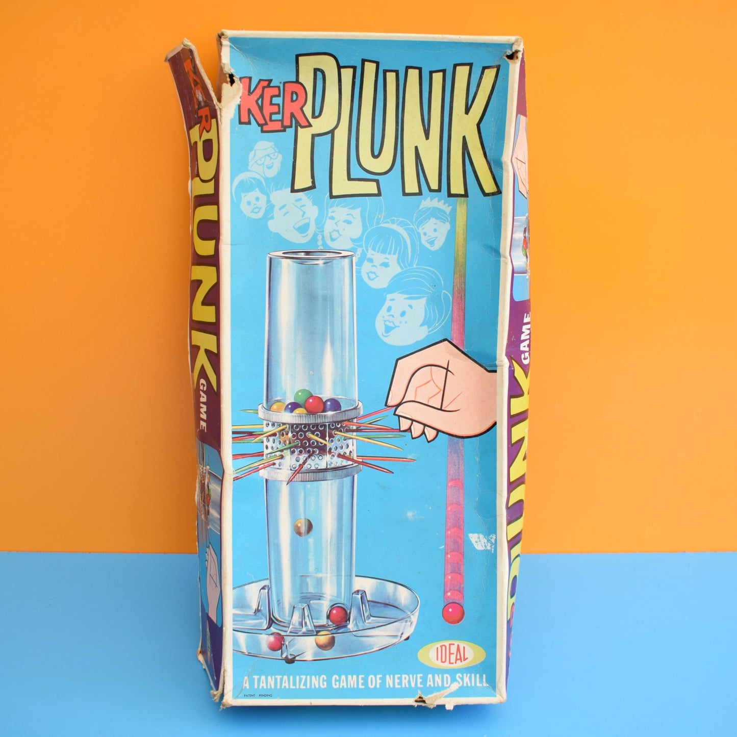 Vintage 1960s Kerplunk Game - Great Graphics