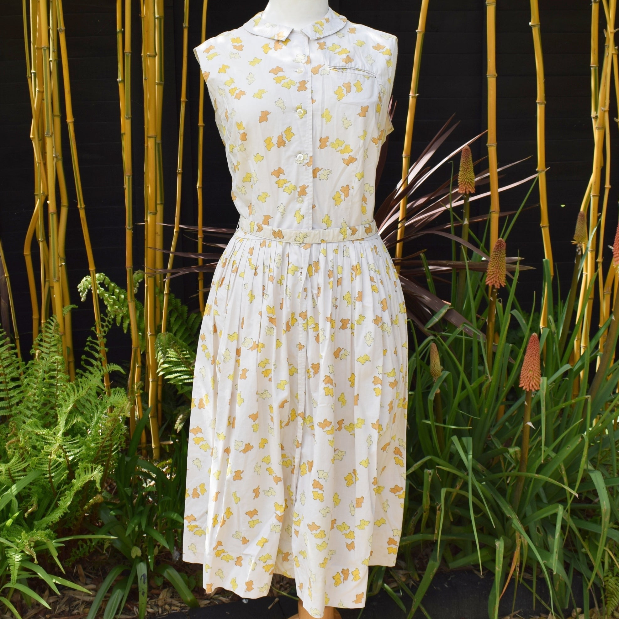 Button up outlet dress vintage