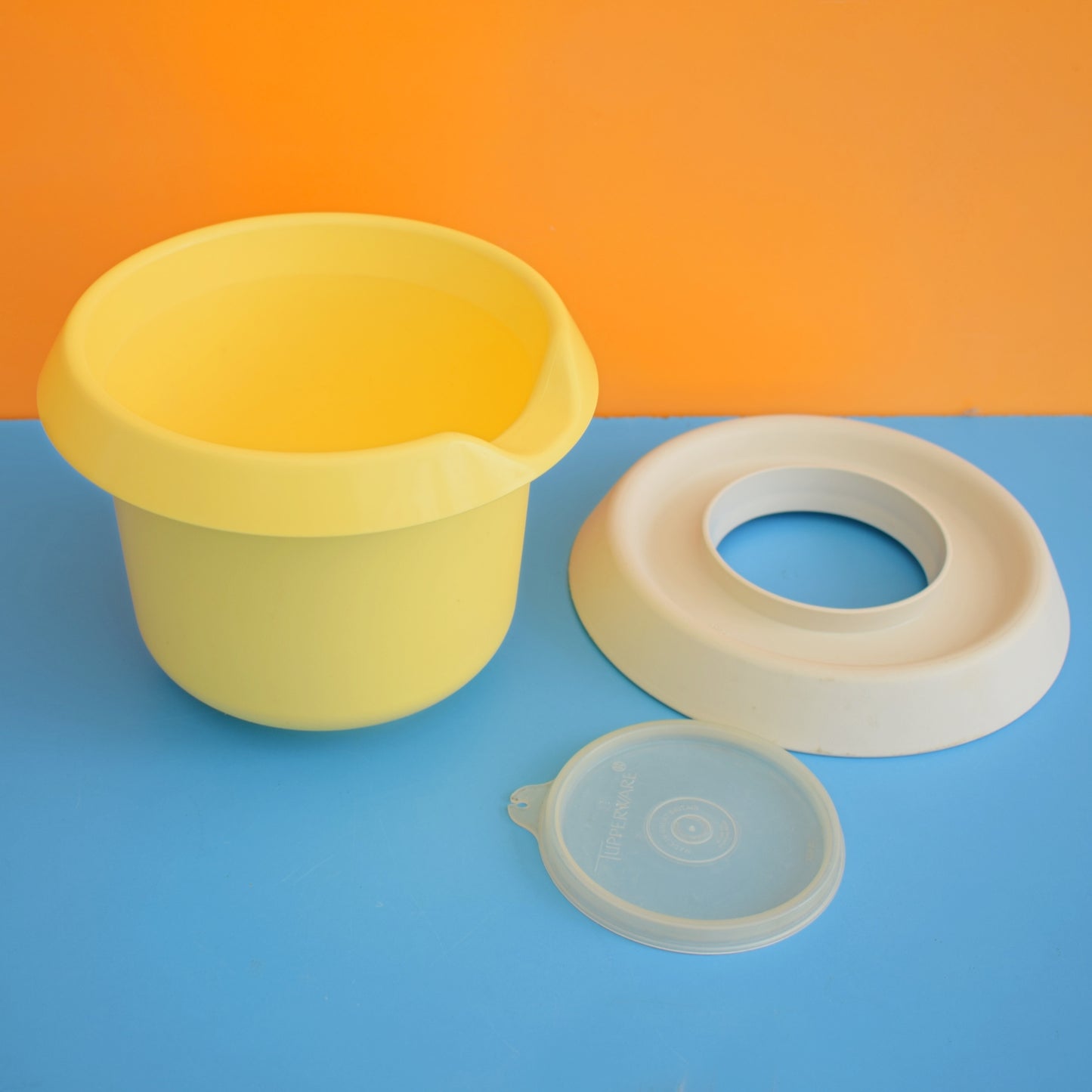 Vintage 1960s Tupperware Multi Mixing Bowl- Yellow