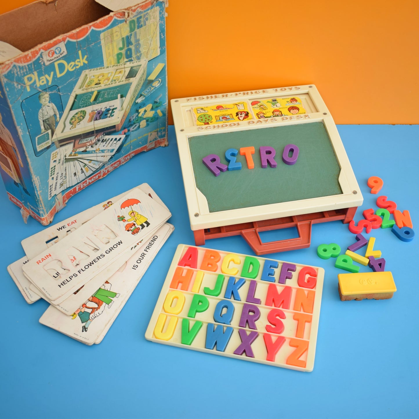 Vintage 1970s Fisher Price - Desk- Boxed