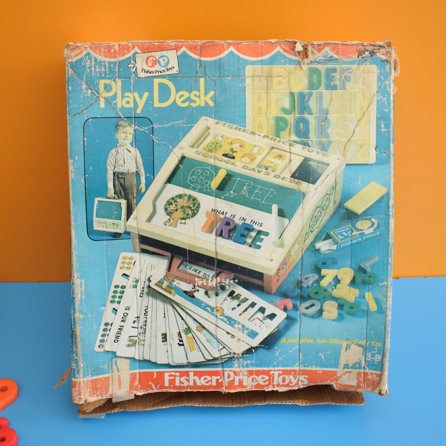 Vintage 1970s Fisher Price - Desk- Boxed