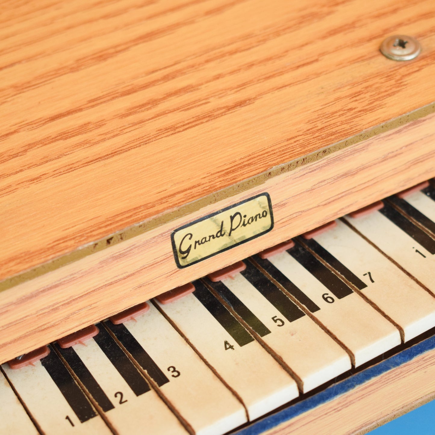 Vintage 1960s Toy Grand Piano - Working