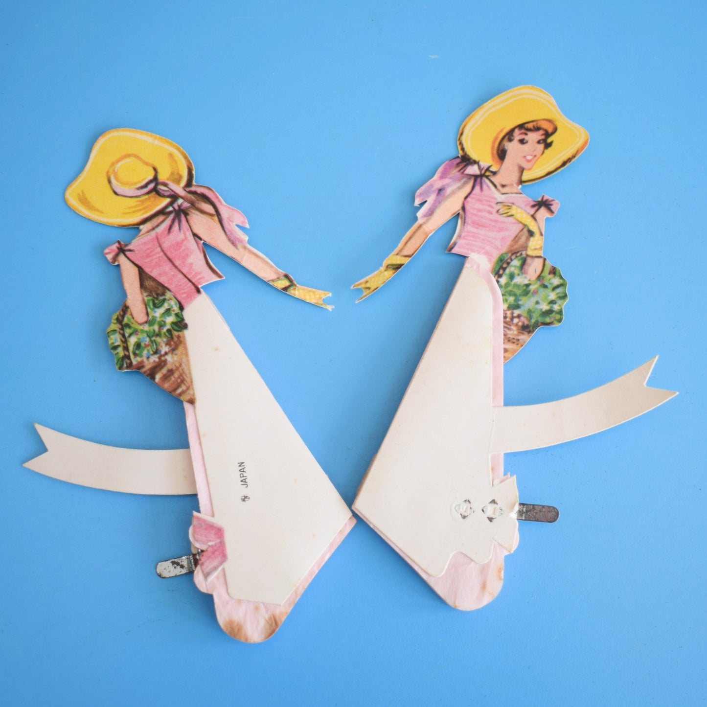 Vintage 1950s Honeycomb Paper Ladies