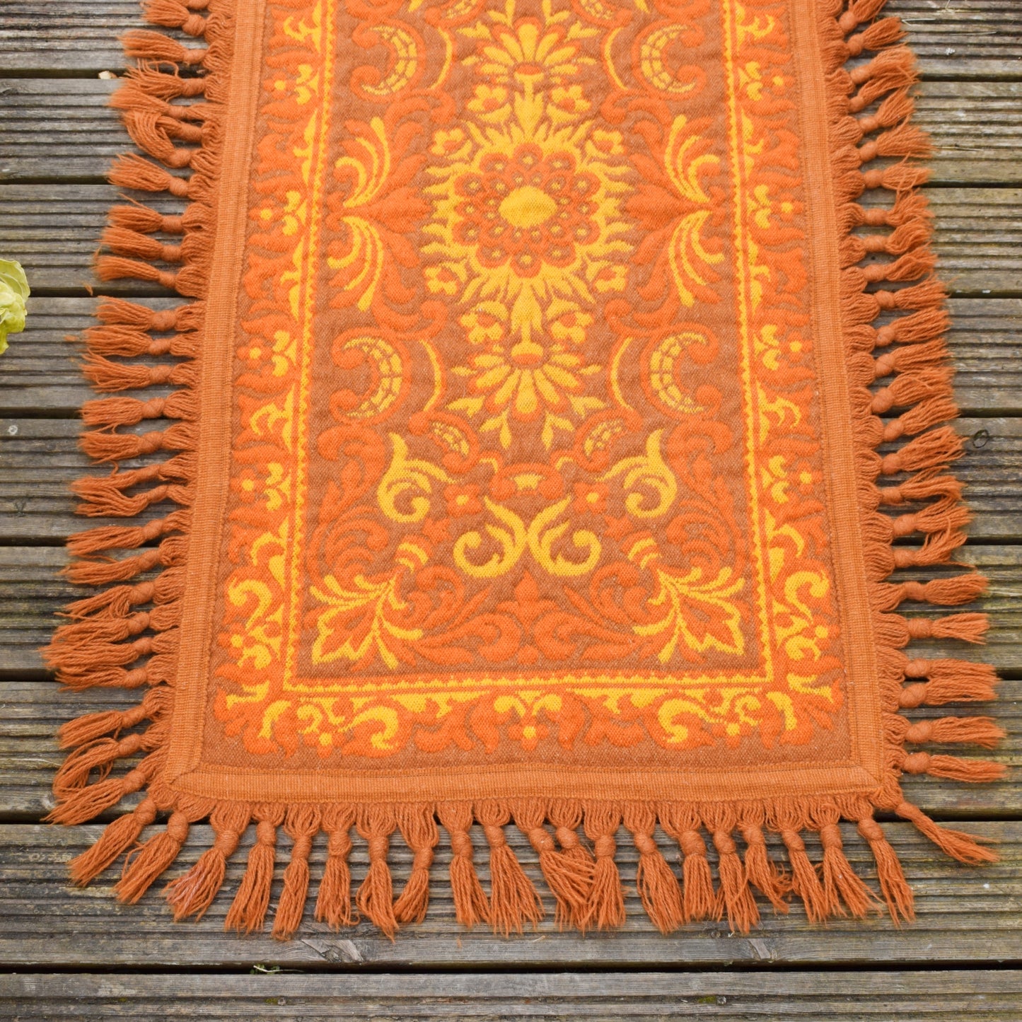 Vintage 1970s Rug - Casa Pupo? Orange