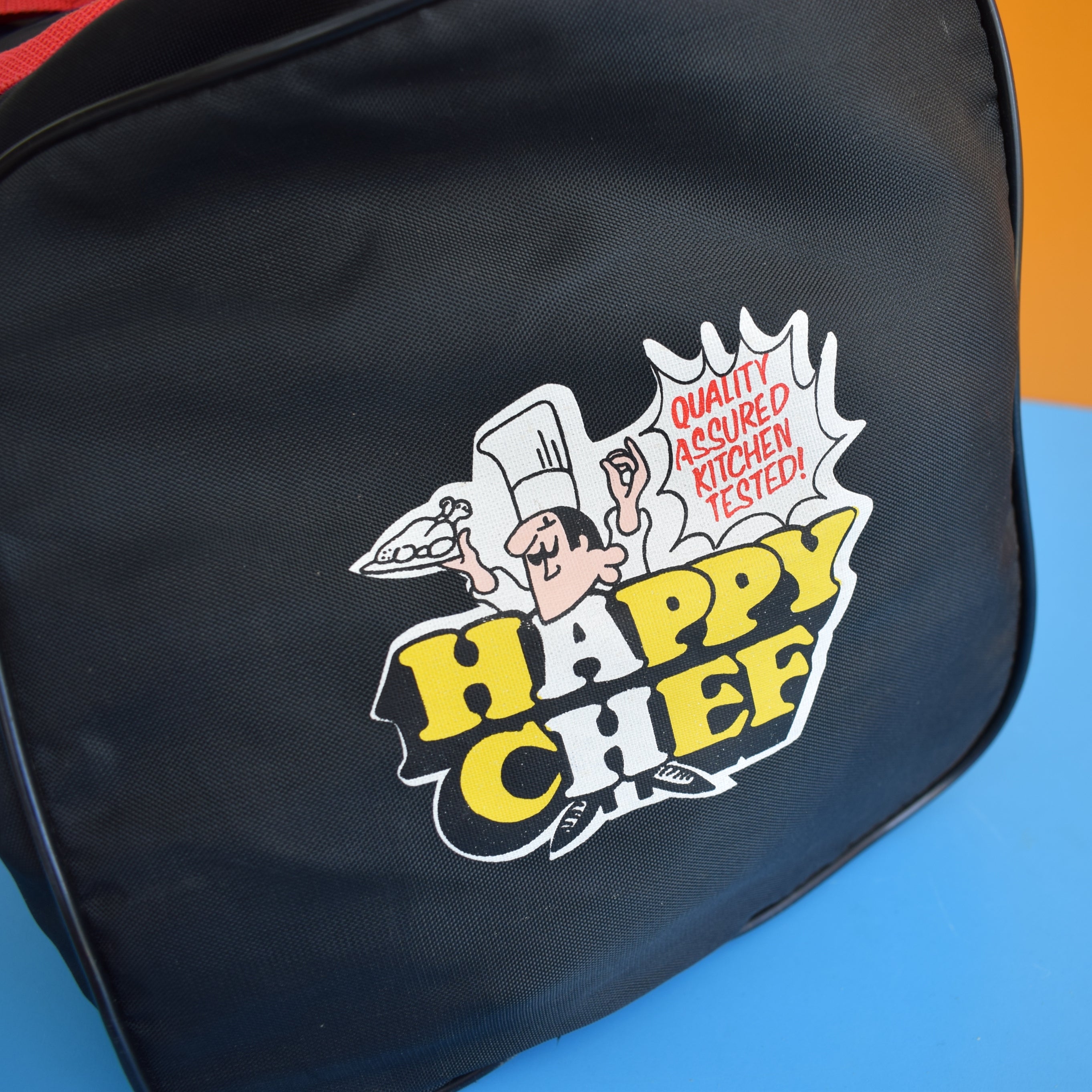 Vintage 1980s Happy Chef Sports Bag Pineapple Retro