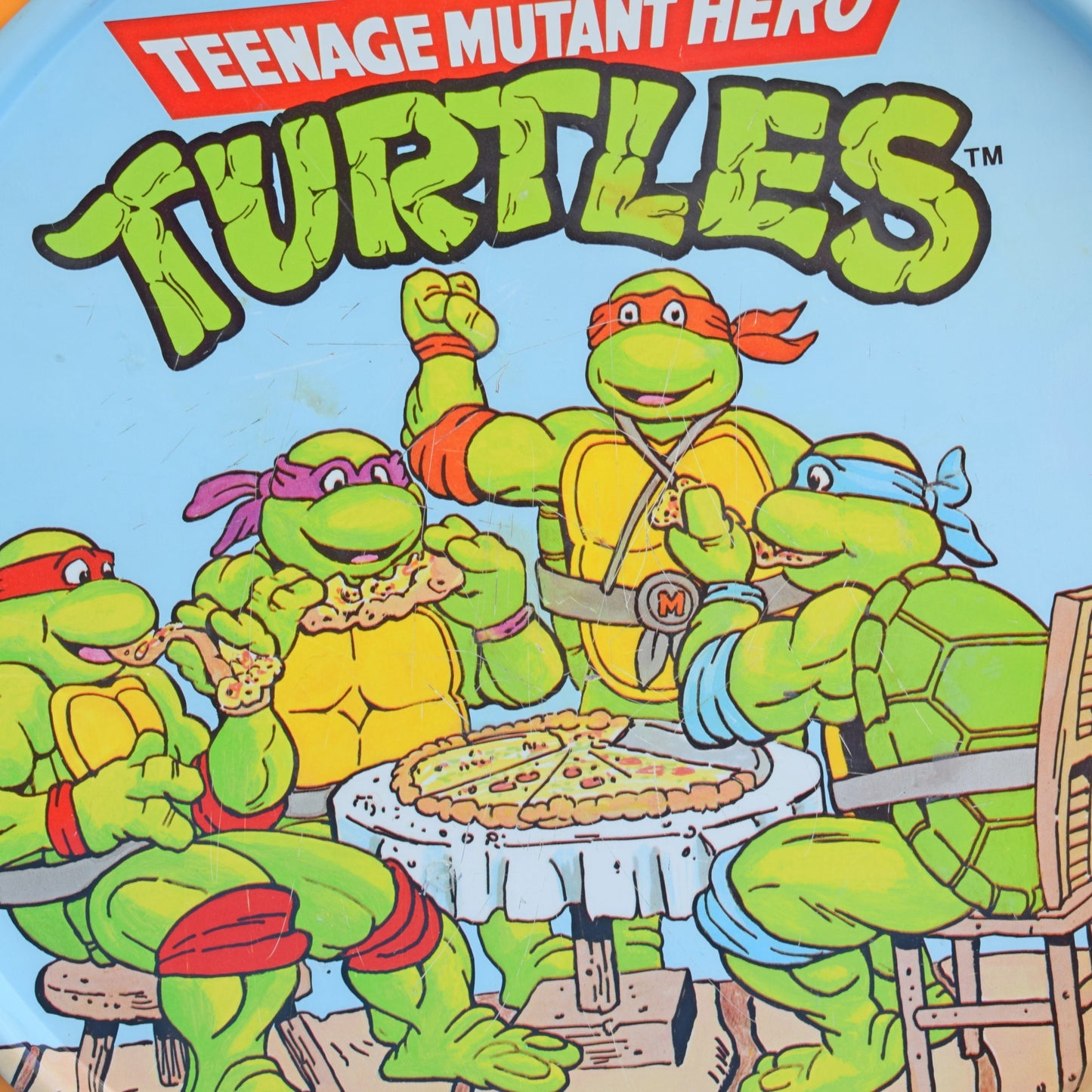 Vintage 1980s Teenage Mutant Ninja Turtles Tray