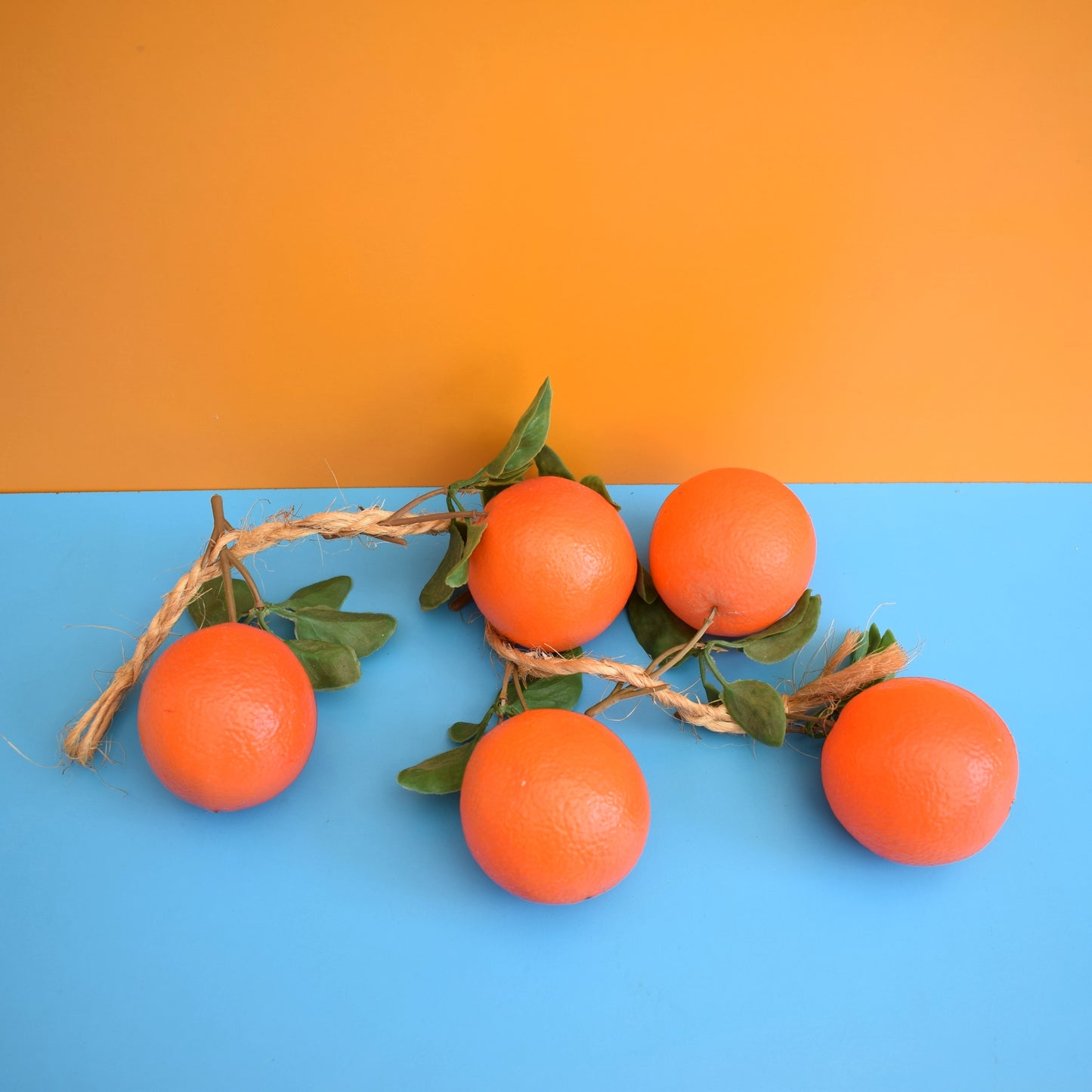 Vintage 1960s Plastic Fruit Strings - Oranges / Fruit Salad