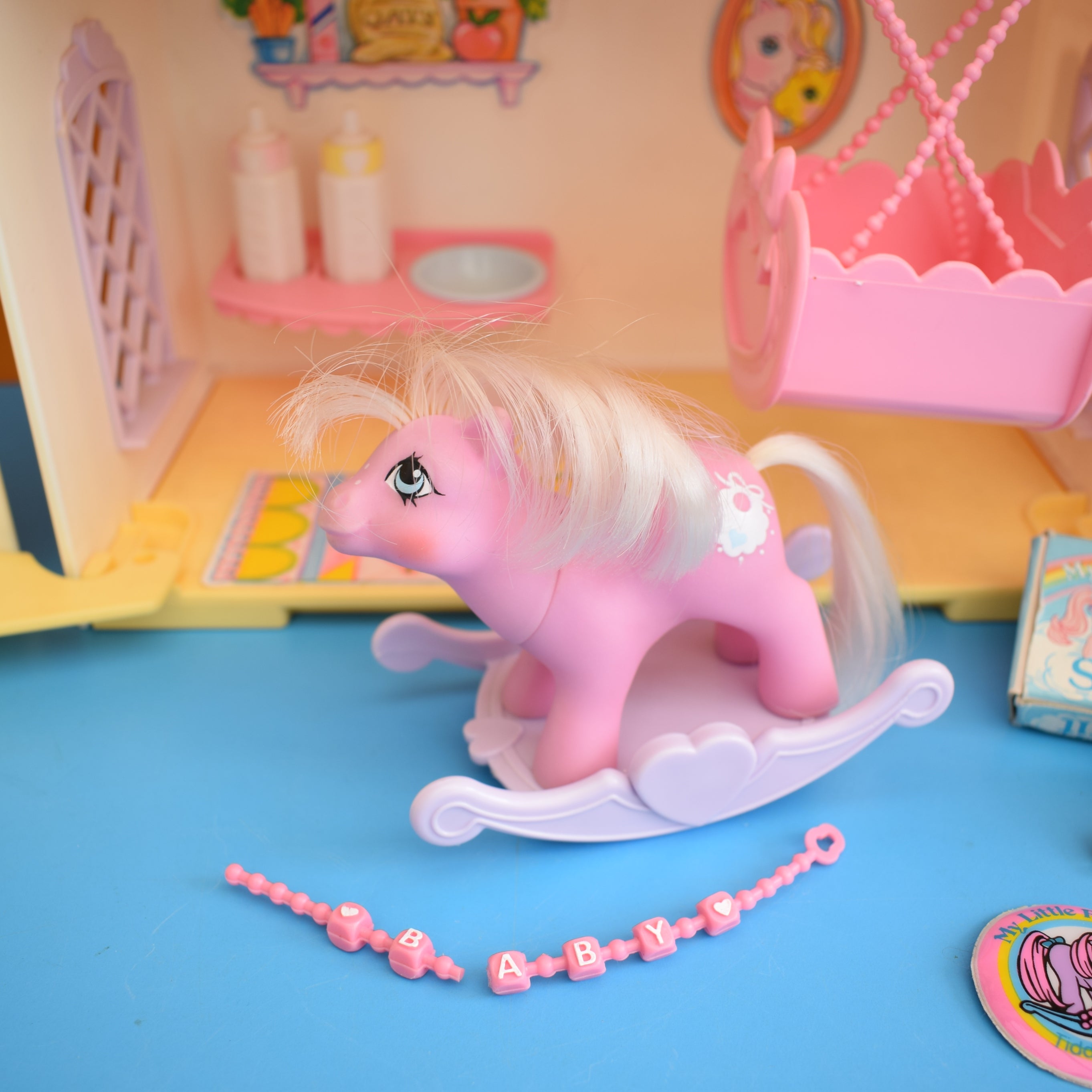 Vintage 1980s My Little Pony Lullaby Nursery Boxed Pineapple Retro