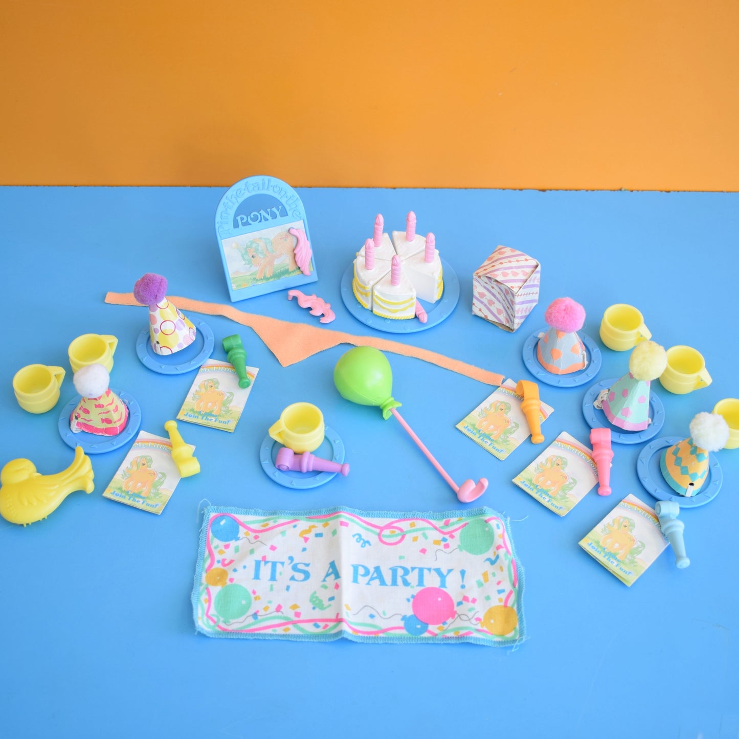 Vintage 1980s My Little Pony - Party Set