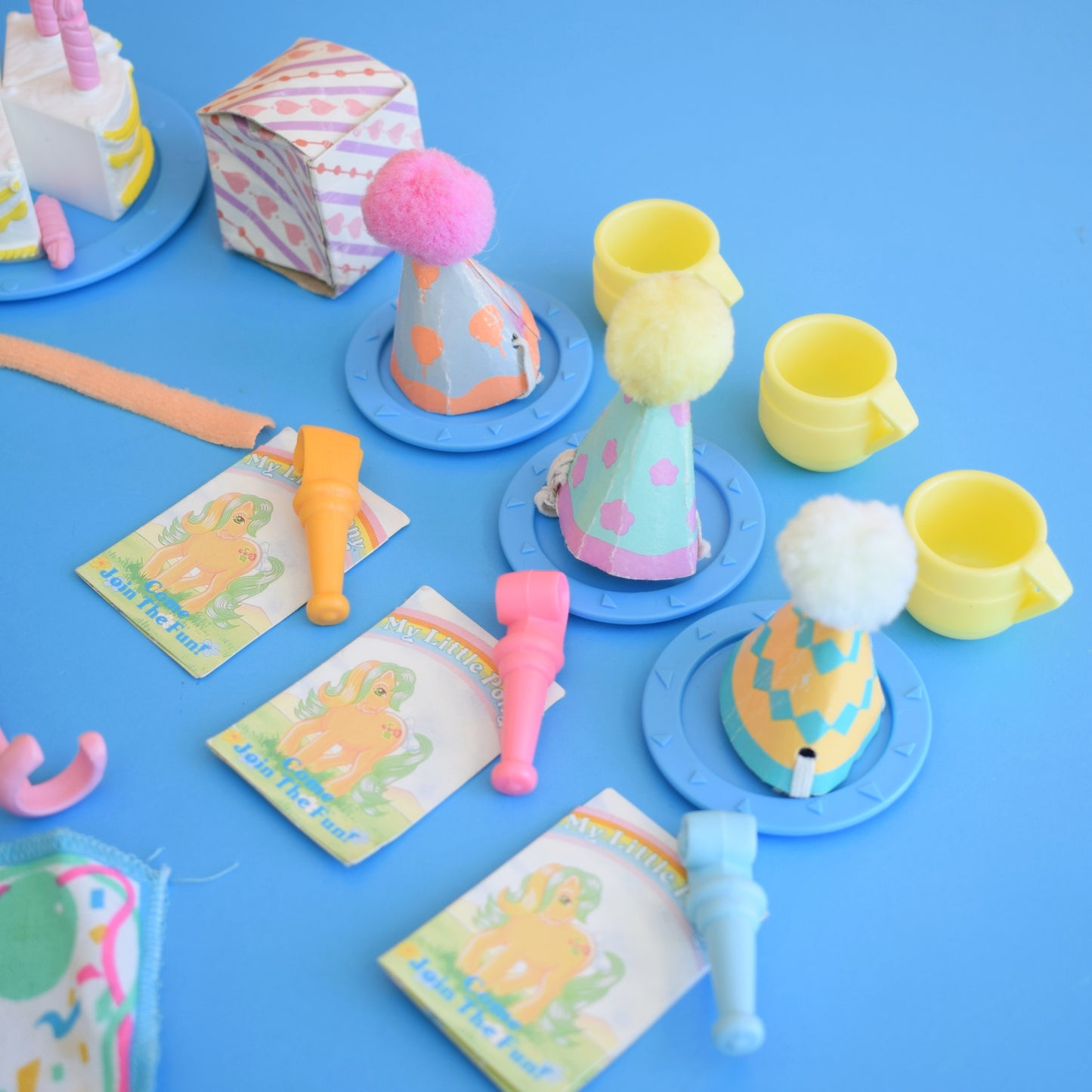 Vintage 1980s My Little Pony - Party Set