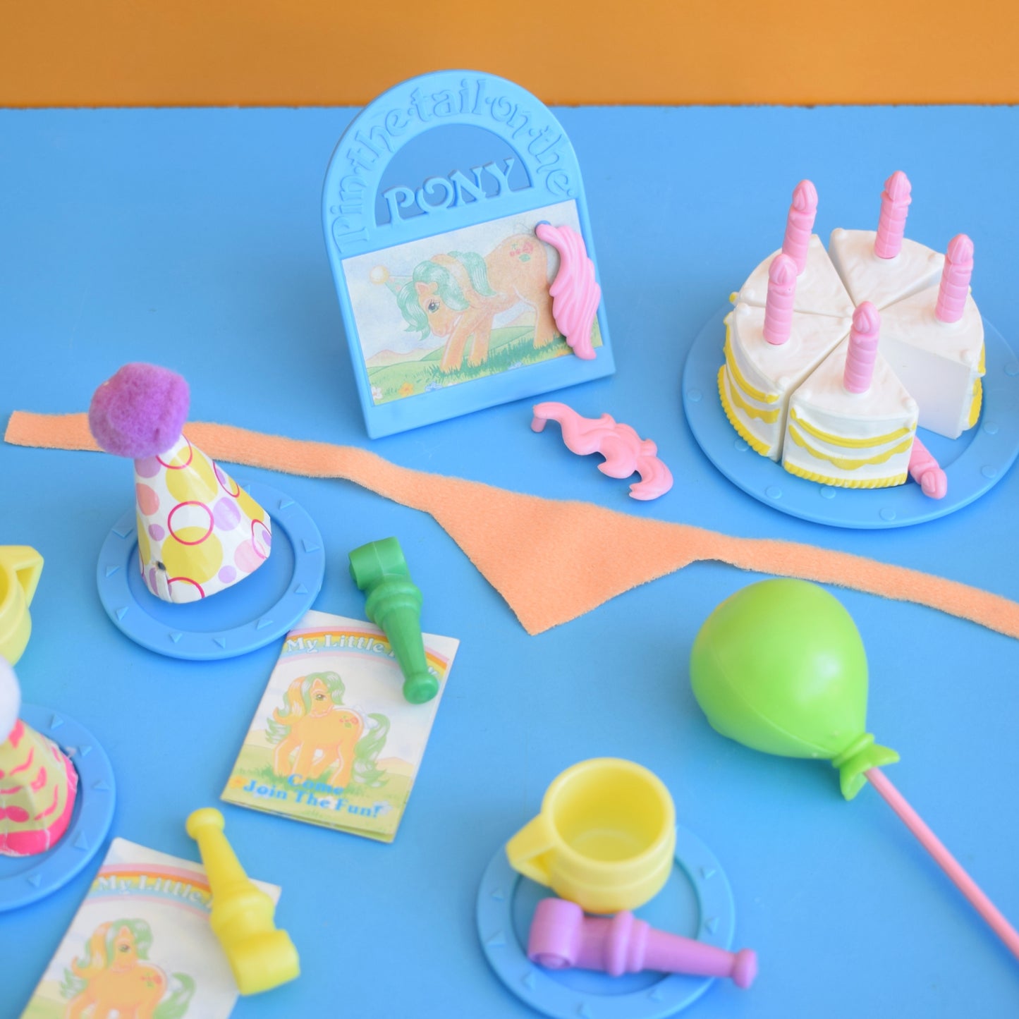 Vintage 1980s My Little Pony - Party Set