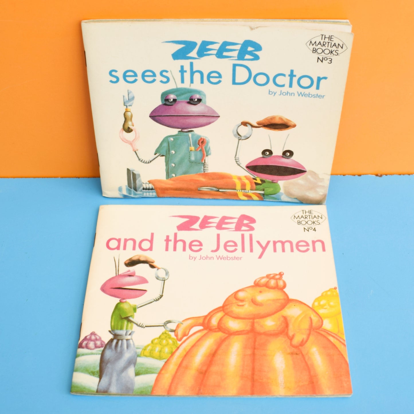 Vintage 1970s Zeeb The Martian Books