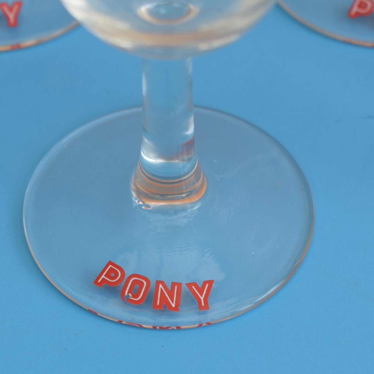 Vintage 1970s Pony Glasses - Yellow