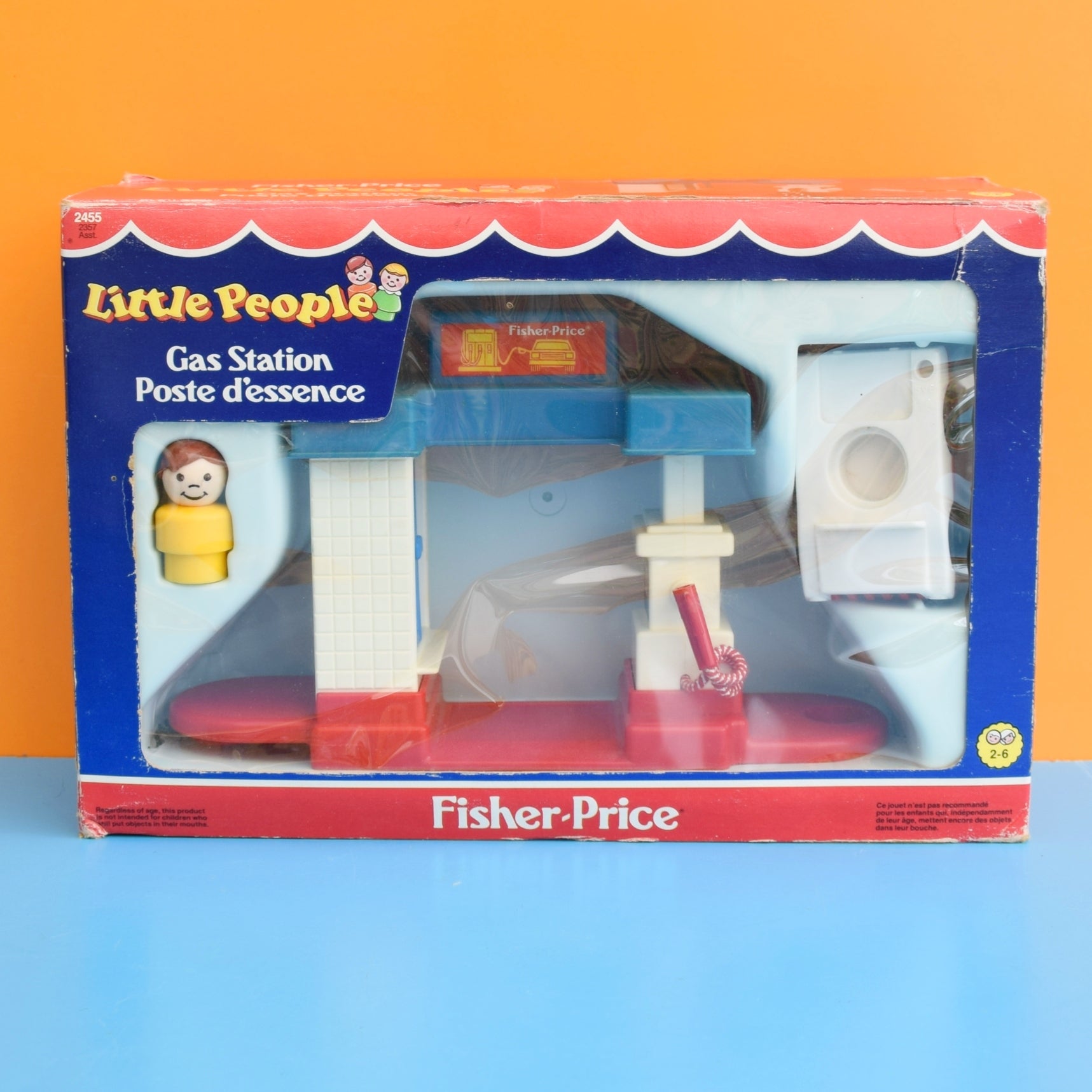 Fisher price gas station 2025 vintage