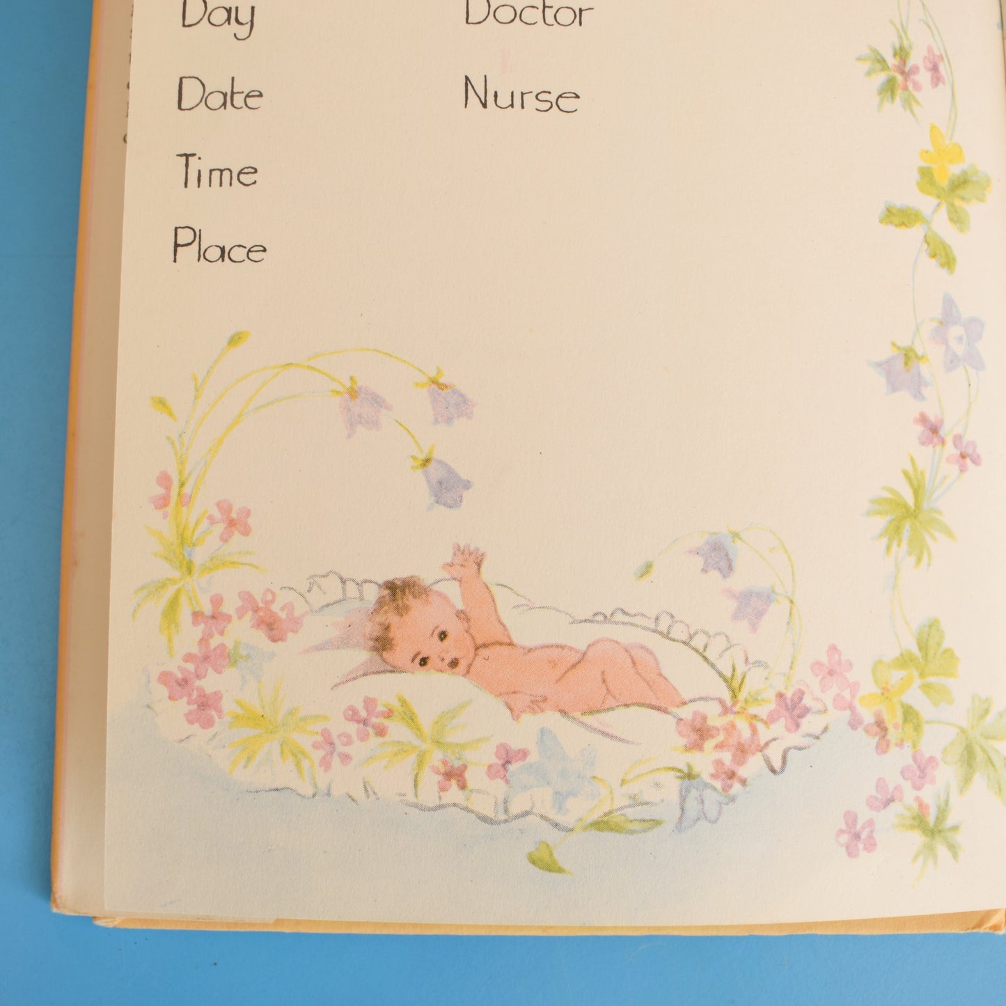 Vintage 1950s Baby Record Book - Unused