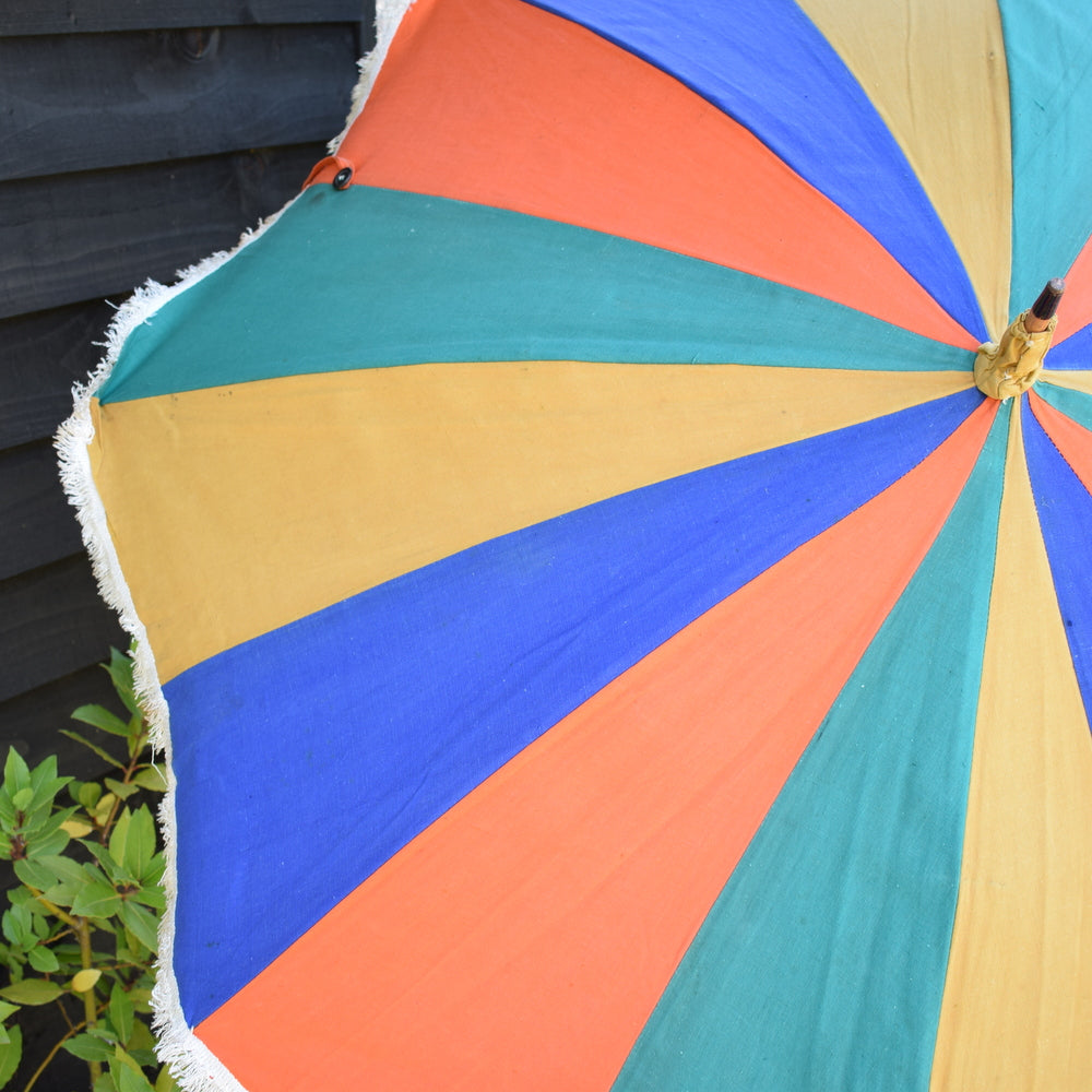 Vintage 1950s Garden Parasol - Gorgeous