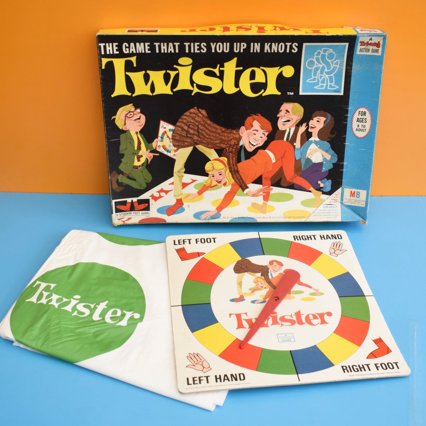 Vintage 1960s Twister Game - Great Graphics – Pineapple Retro