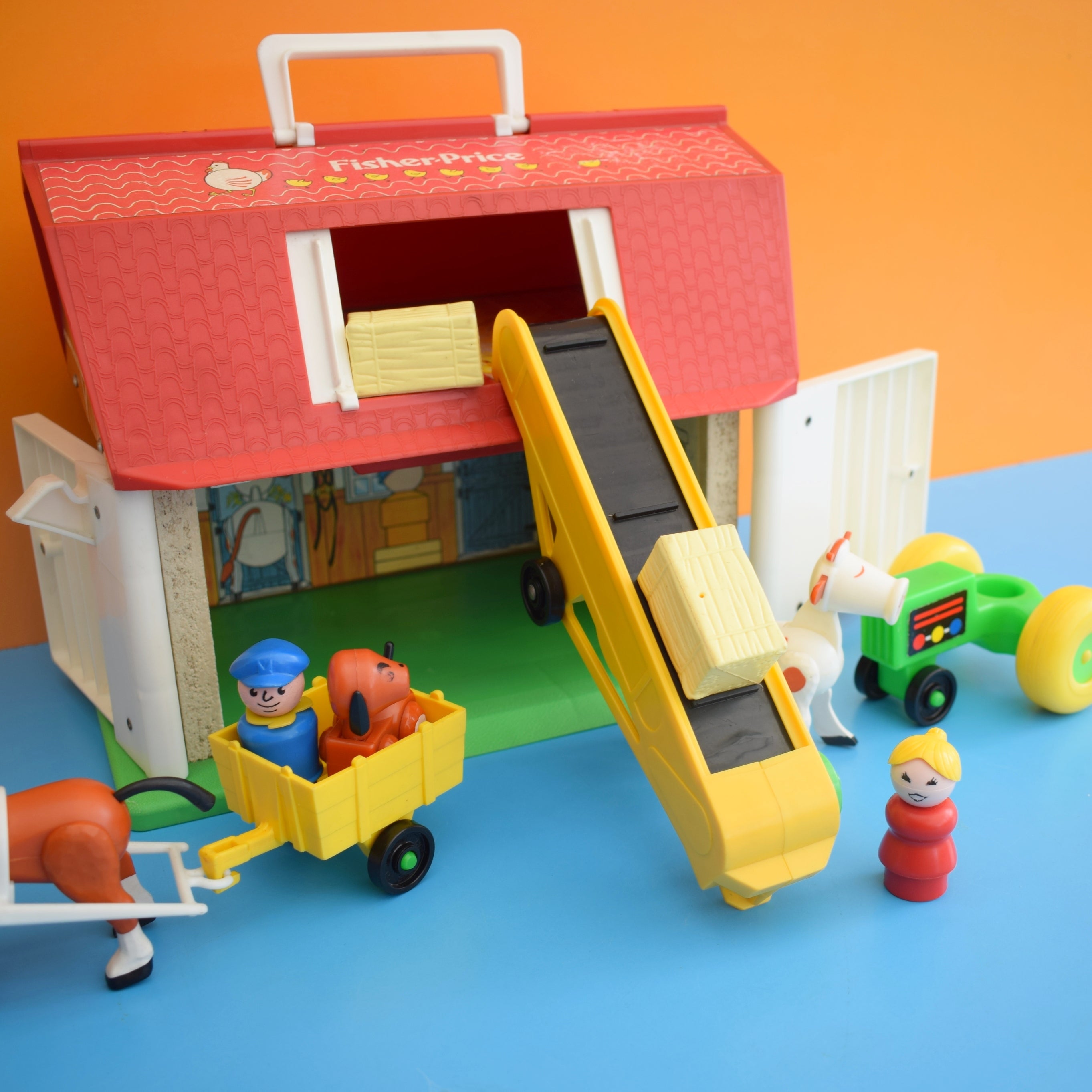 Vintage 1980s Fisher Price Play Farm Pineapple Retro