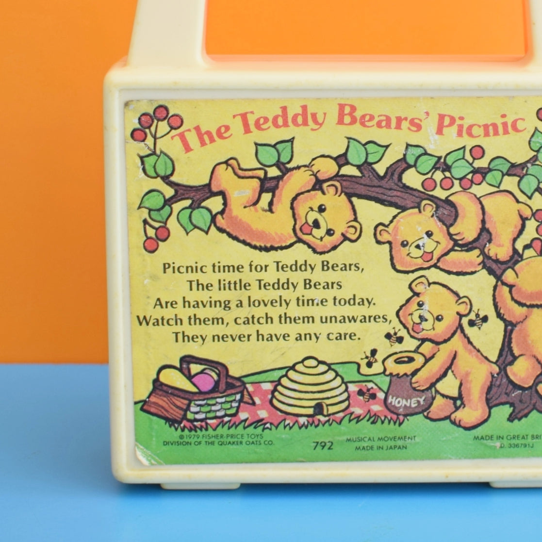 Teddy bear best sale picnic music box