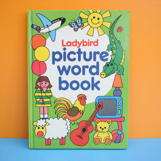 Vintage 1980s Big Ladybird Picture Word Book - Lynn Grundy