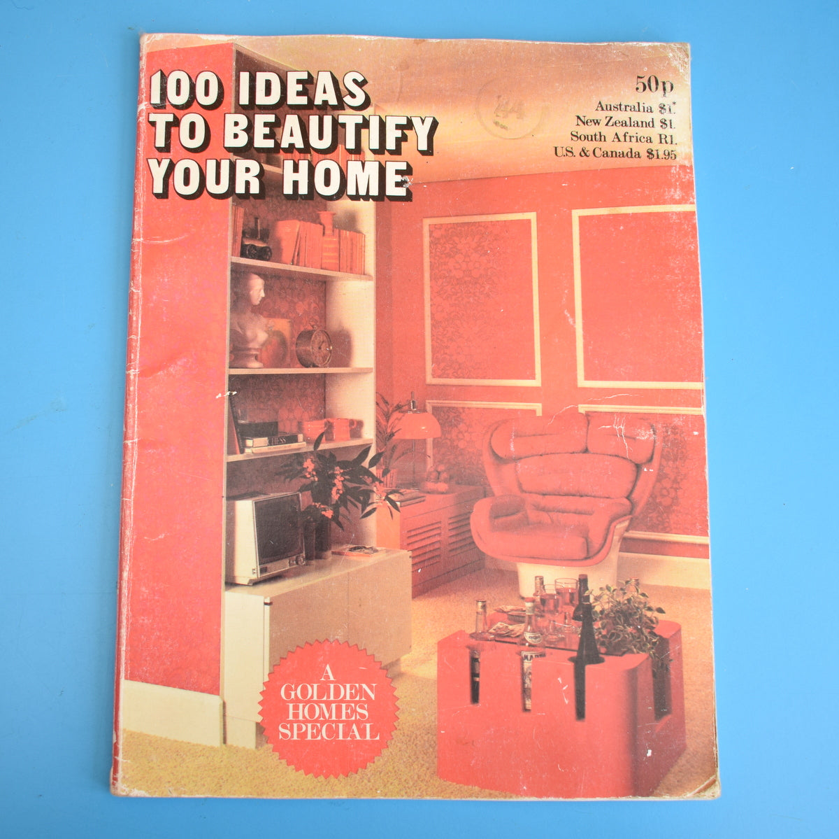 Vintage 1970s Golden Homes Magazine  - 1974