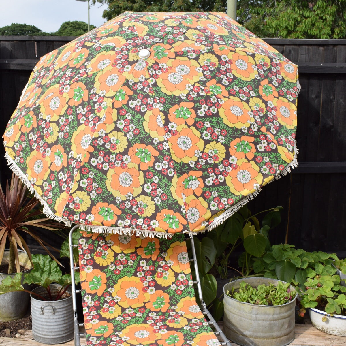 Retro sale sun umbrella